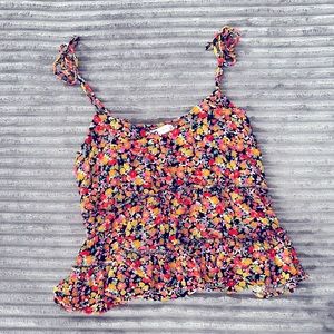 ❁ Sᴏ Wᴏᴍᴇɴ's Cʀᴏᴘ Tᴏᴘ Tᴀɴᴋ, Fʟᴏʀᴀʟ, Sɪᴢᴇ L ❁